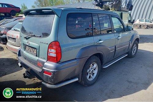 Autovrakoviste Sviadnov Hyundai Terracan 2.9 CRDi 4WD na náhradní díly