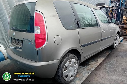 Autovrakoviste Sviadnov Škoda Roomster 1.6 na díly