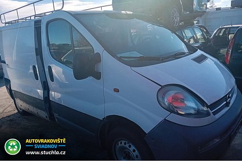 Autovrakoviste Sviadnov Opel Vivaro 1.9 DTI na díly