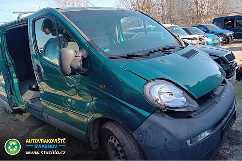 Autovrakoviste Sviadnov Opel Vivaro 2.5 DTI na díly