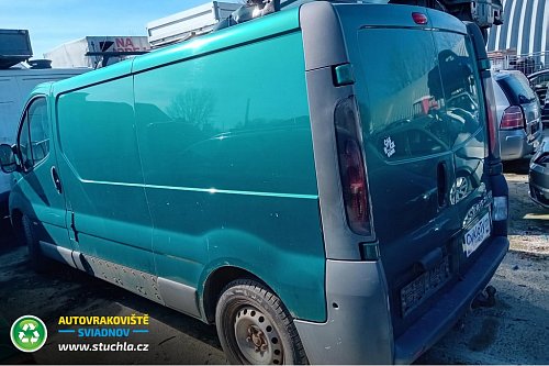 Autovrakoviste Sviadnov Opel Vivaro 2.5 DTI na díly