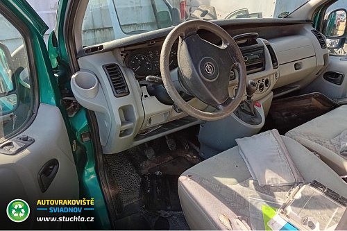 Autovrakoviste Sviadnov Opel Vivaro 2.5 DTI na díly