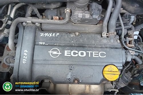 Autovrakoviste Sviadnov Opel Meriva 1.4 16V na díly