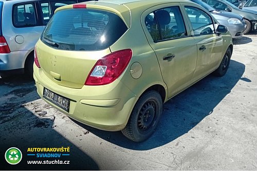 Autovrakoviste Sviadnov Opel Corsa D 1.2 na díly