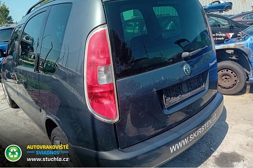Autovrakoviste Sviadnov Škoda Roomster 1.4 na díly