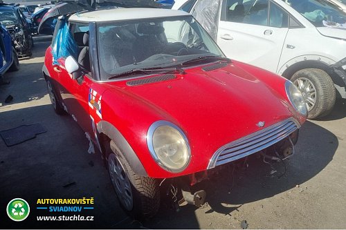 Autovrakoviste Sviadnov Mini Cooper RC31 1.6 na díly