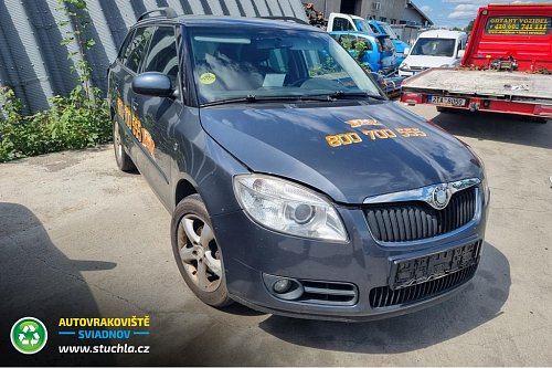 Autovrakoviste Sviadnov Škoda Fabia II 1.6 na díly