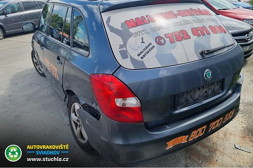 Autovrakoviste Sviadnov Škoda Fabia II 1.6 na díly