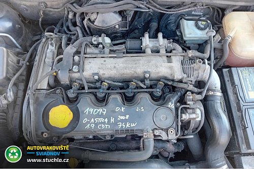 Autovrakoviste Sviadnov Motor Z19DTL 1.9 CDTI 74kW na díly