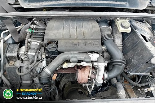 Autovrakoviste Sviadnov Peugeot 308 1.6 HDI na díly