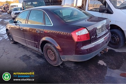 Autovrakoviste Sviadnov Audi A4 2.5 TDI quattro na díly