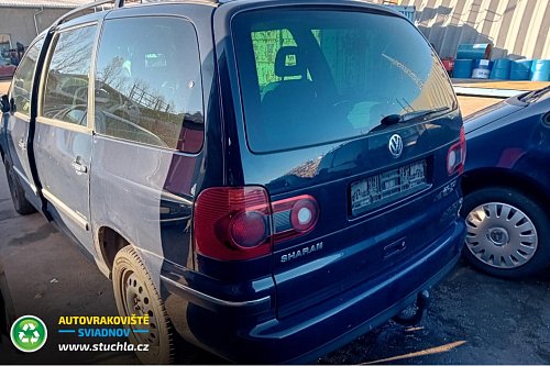 Autovrakoviste Sviadnov Volkswagen Sharan 2.0 TDI na díly