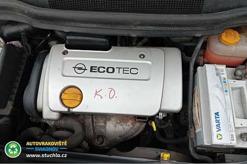 Autovrakoviste Sviadnov Opel Zafira 1.6 16V CNG na díly