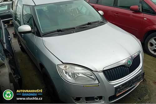 Autovrakoviste Sviadnov Škoda Roomster 1.4 TDI na díly