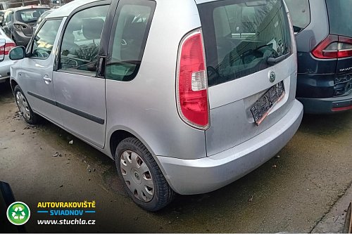 Autovrakoviste Sviadnov Škoda Roomster 1.4 TDI na díly
