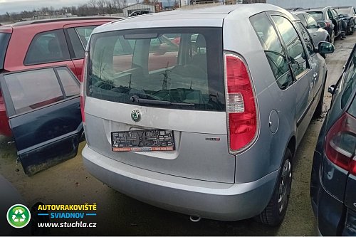 Autovrakoviste Sviadnov Škoda Roomster 1.4 TDI na díly