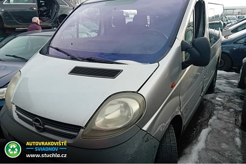 Autovrakoviste Sviadnov Opel Vivaro 1.9 DTI na díly