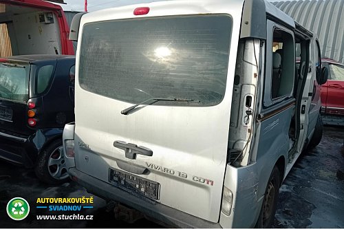 Autovrakoviste Sviadnov Opel Vivaro 1.9 DTI na díly