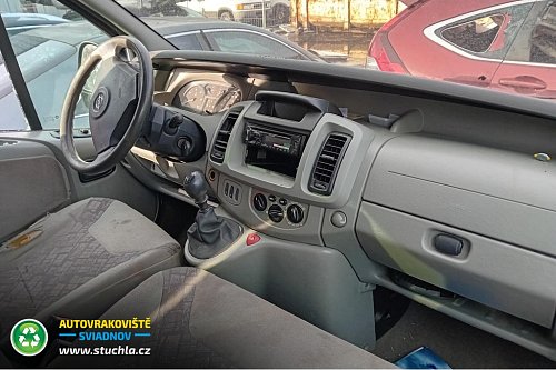 Autovrakoviste Sviadnov Opel Vivaro 1.9 DTI na díly