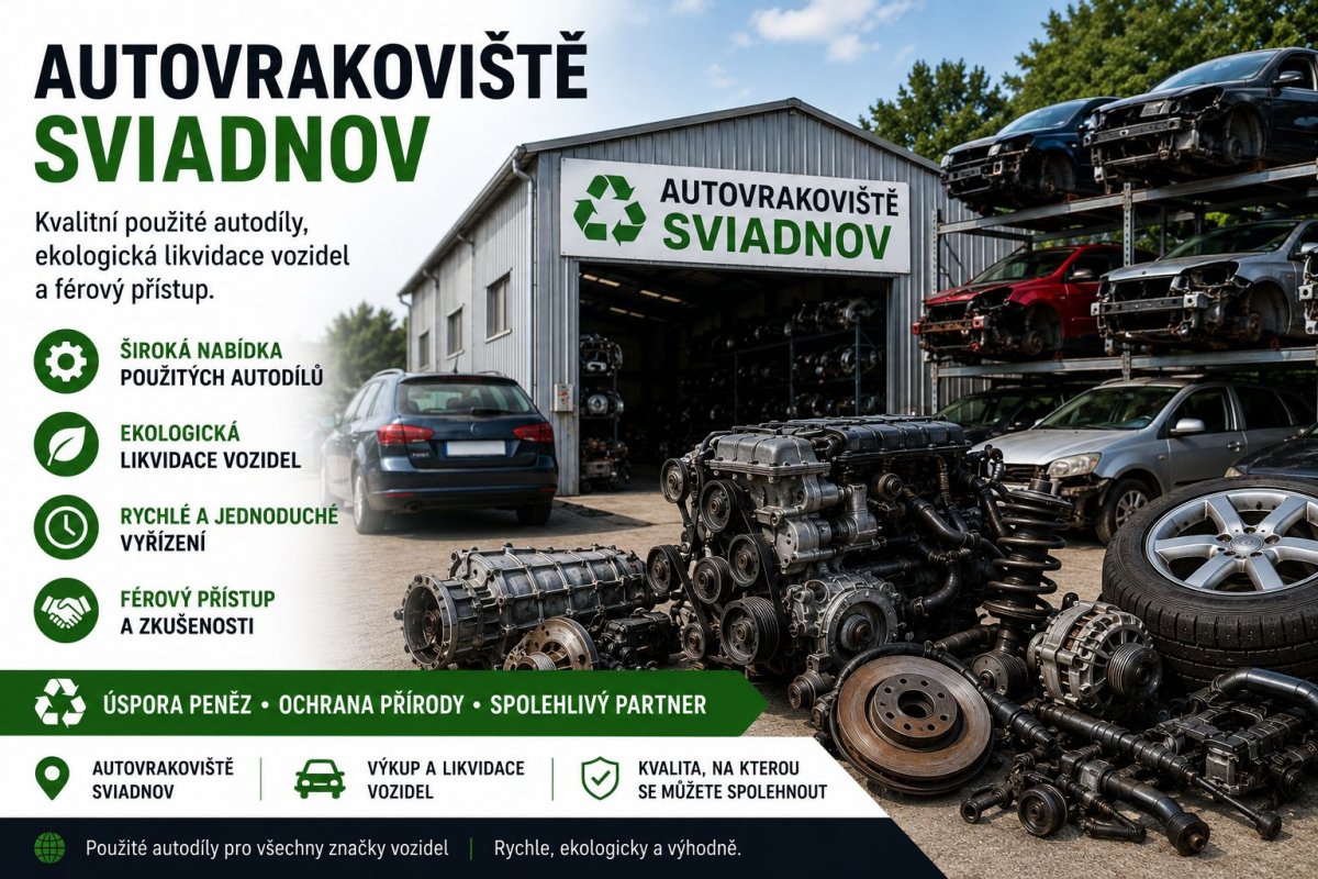 Zasíláme díly všech velikostí od malých po celé motory